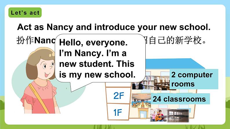 牛津译林版英语五上 Unit 2  A new student Grammar time课件02
