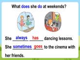 牛津译林版英语五上 Unit 7  At weekends Grammar time课件