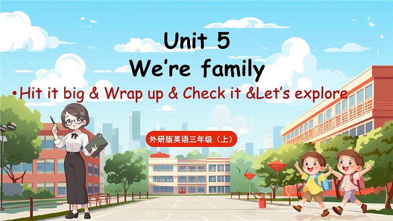 Unit 5 We're family第4课时 Hit it big&Wrap up&Let's explore   课件01