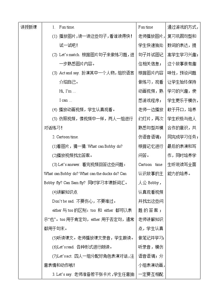 牛津译林版英语四上Unit4 I can play basketball 第2课时 Fun time & Cartoon time（课件+同步教案+练习+素材）02