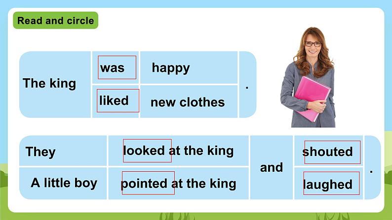 Unit 1 《The king’s new clothes》 Grammar time课件07