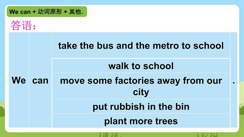 Unit 6 《Keep our city clean Grammar》 timeFun time课件07