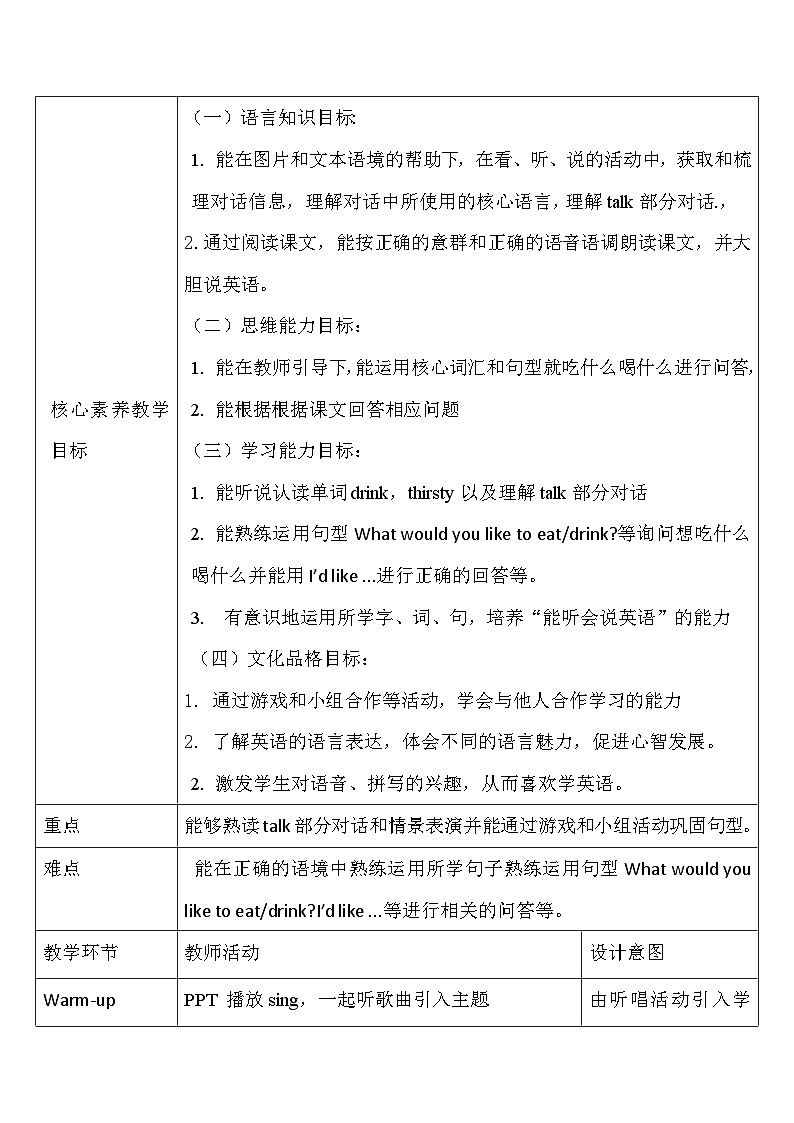 【教-学-评一体】人教版英语五年级上册-Unit 3 What would you like PA  let's talk（课件+教案+习题）02