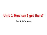 PEP版6上英语unit 1 How can I get there part A learn 课件