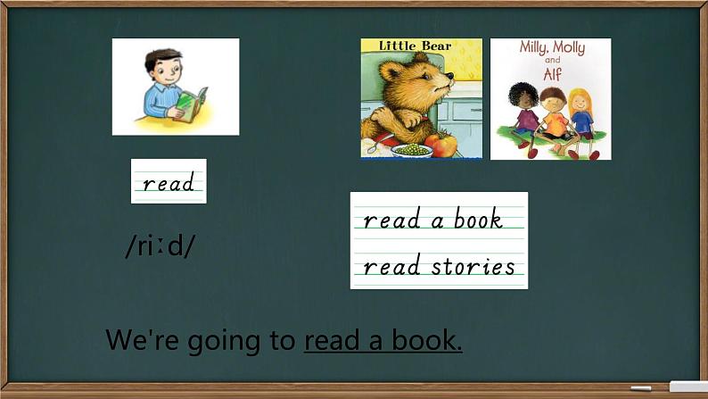 Unit 1 We are going to read stories.B Let's  Learn.（课件）-2024-2025学年湘少版（三起）英语五年级下册第5页