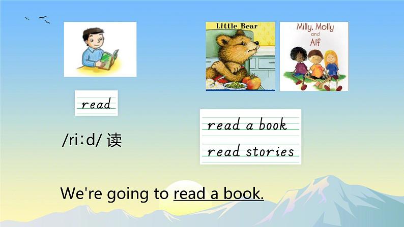 Unit 1 We are going to read stories.Part A, B &C（课件）-2024-2025学年湘少版（三起）英语五年级下册105