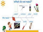 Unit 3 Let's make a kite. （课件）-2024-2025学年湘少版（三起）英语五年级下册2