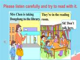 Unit 4 Don't talk here.Part A（課件）-2024-2025學(xué)年湘少版（三起）英語五年級下冊