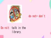 Unit 4 Don't talk here. period 1（課件）-2024-2025學(xué)年湘少版（三起）英語五年級下冊
