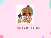 Unit 4 Don't talk here. period 1（課件）-2024-2025學(xué)年湘少版（三起）英語五年級下冊