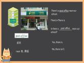 Unit 7 There 's a post office near my school. Part A, B  （課件）-2023-2024學(xué)年湘少版（三起）英語五年級下冊