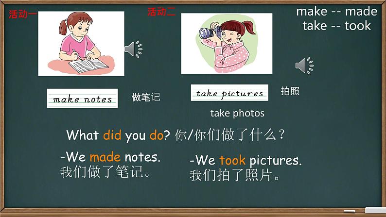Unit 12 Where did you go？ Part A, B &C（课件）-2023-2024学年湘少版（三起）英语五年级下册08