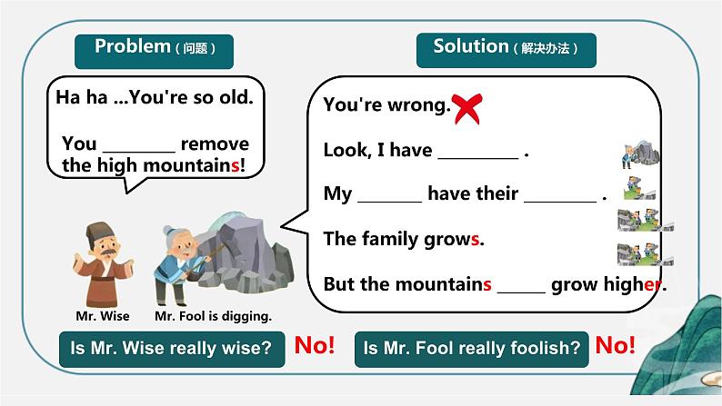 The Old Man and the Mountains（课件）-2023-2024学年湘少版（三起）英语五年级下册07