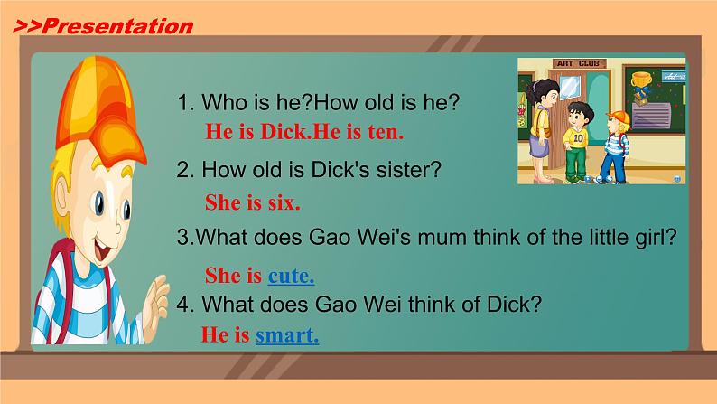 Unit 2 She looks cute. Lesson 9（课件）-2024-2025学年人教精通版英语五年级上册05