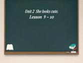 Unit 2 She looks cute. Lesson  9 ~ 10（课件）-2024-2025学年人教精通版英语五年级上册
