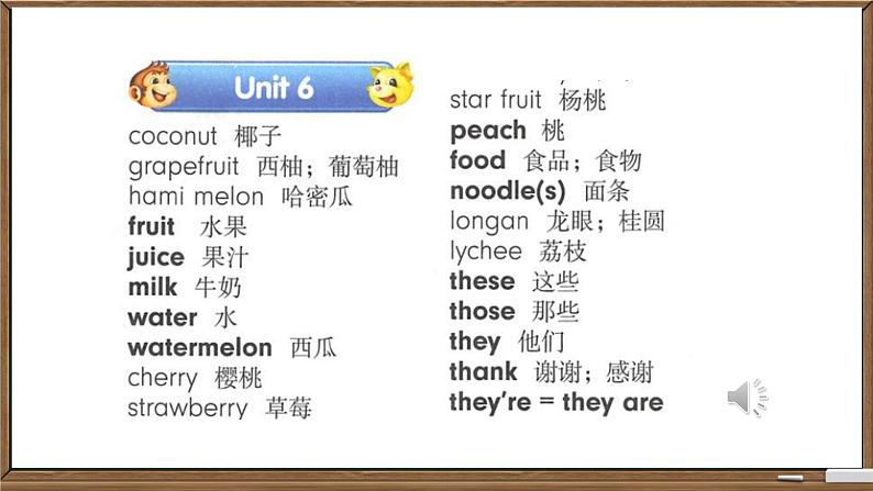 unit 6 It's a grapefruit. Lesson 33-34（课件）-2024-2025学年人教精通版英语五年级上册02