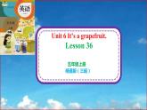 unit 6 It's a grapefruit. Lesson 36（課件）-2024-2025學(xué)年人教精通版英語五年級上冊