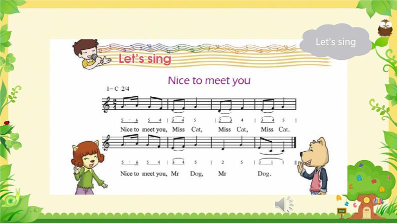 Lesson 3 Nice to meet you（课件）-2024-2025学年科普版英语三年级上册02