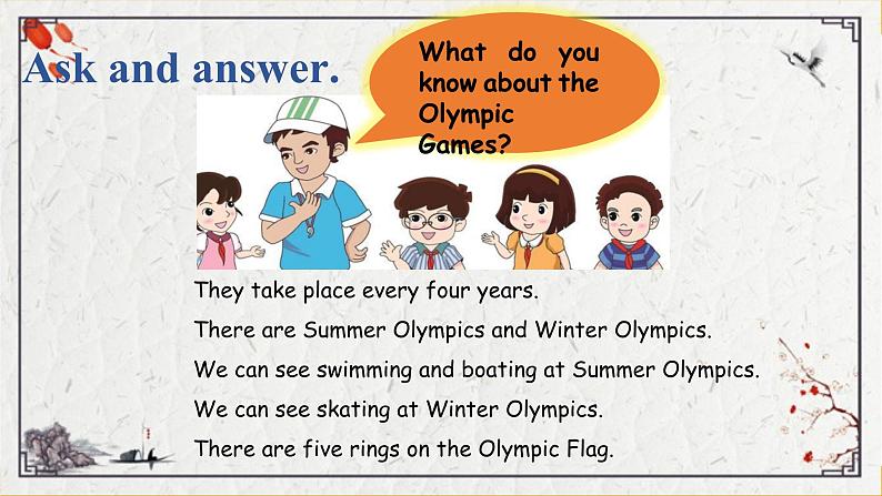 Unit 1 The Olympic Games PartA课件07