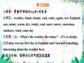 英语教科版五上Module 6  Weather  Unit 11   What's the weather like today?第1课时 PPT课件