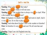 英语教科版五上Module 6  Weather  Unit 11   What's the weather like today?第2课时 PPT课件