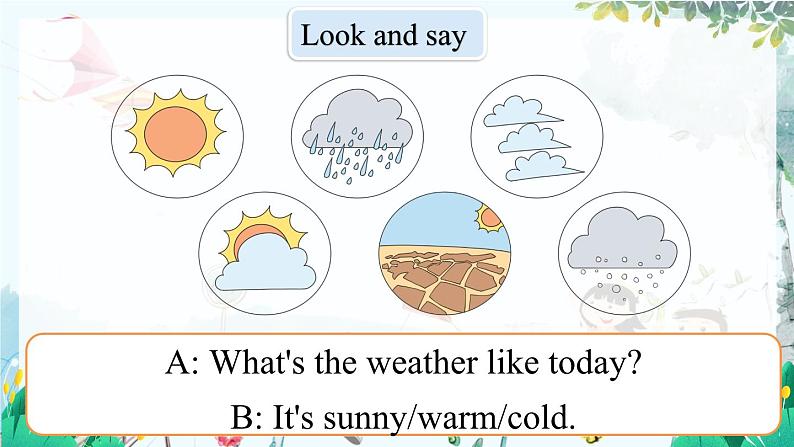 英语教科版五上Module 6  Weather  Unit 11   What's the weather like today?第2课时 PPT课件08