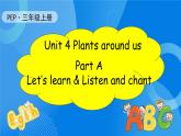 【核心素养】人教版英语三年级上册-U4 Part A Let's learn & Listen and chant（课件+教案+习题）