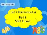 【核心素養(yǎng)】人教版英語三年級上冊-U4 Part B Start to read（課件+教案+習(xí)題）