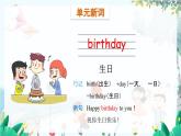外研一起英語1年級上冊 Module 9 Unit 2 Happy birthday PPT課件