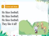 外研一起英語2年級(jí)上冊 Module 4 unit 1 Sam likes T-shirts. PPT課件