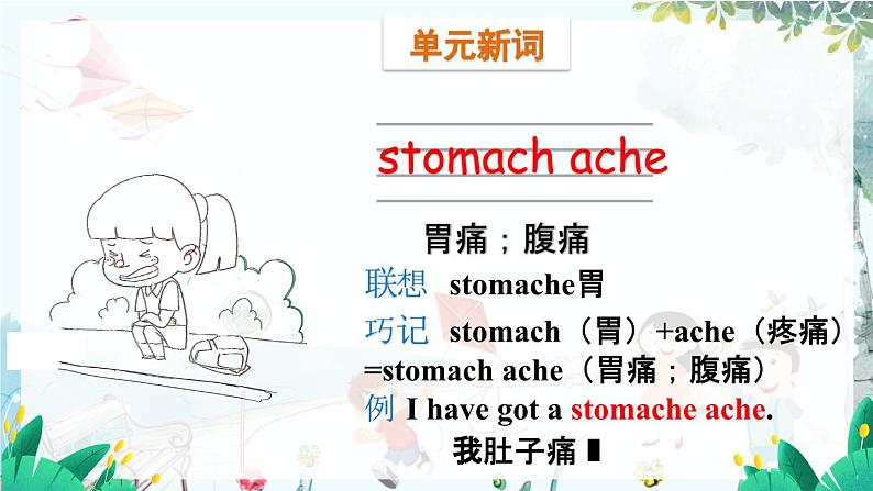 英语外研版一起3年级上册 Module 7  Unit 1 Have you got a headache PPT课件03