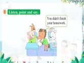 英语外研版一起4年级上册 Module 3 Unit 1 She didn't walk to school yesterday PPT课件