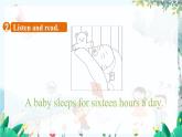 英語外研版一起6年級上冊 Module 7 Unit 2   A child sleeps for ten hours a night. PPT課件