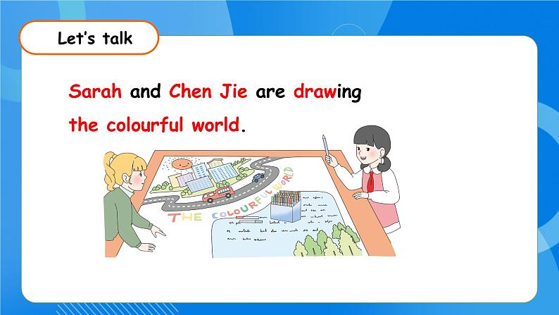 【核心素养】人教版英语三年级上册备课资源包-U5 PB  Let's talk&Draw and role-play（课件+教案+习题）07