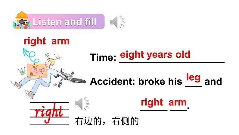 Unit 4 Accidents 第1课时 (Parts 1 & 2)（课件+素材）-2024-2025学年Join in 外研剑桥英语六年级上册07