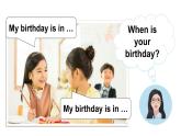Unit 1 When is your birthday  第3課時(shí)（Parts 4, 5, 6a, 6b ）（課件+素材）-2024-2025學(xué)年Join in 外研劍橋英語(yǔ)四年級(jí)上冊(cè)