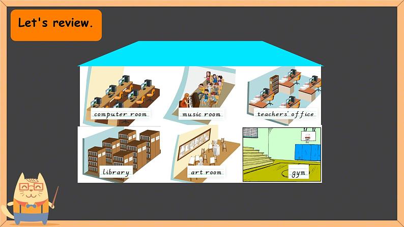 Unit 1 My school Read  and  write（课件）人教PEP版英语四年级下册03