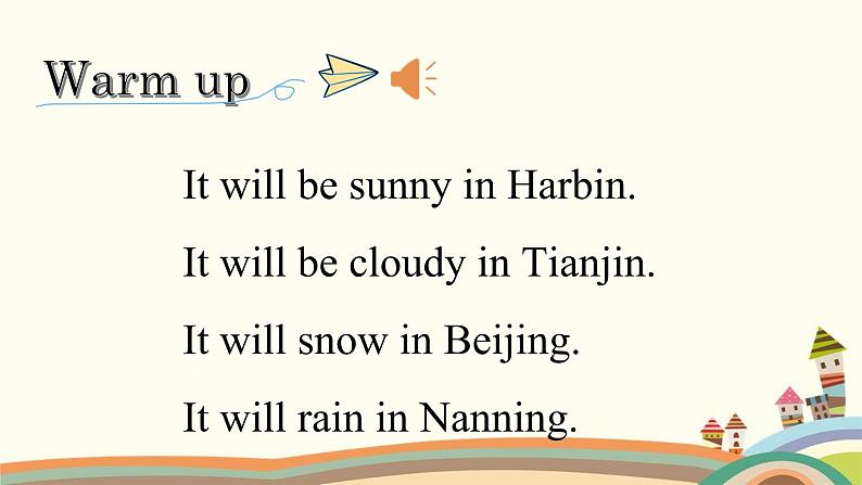 Unit 2 It will snow in Harbin. 第2页