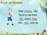 Module 1 Getting to know you Unit 1 Meeing new people 第3課時（課件+素材）2024-2025學(xué)年牛津上海版（三起）英語四年級上冊
