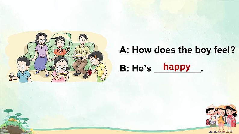 Module 1 Getting to know you  Unit 3 Are you happy？ 第3课时（课件+素材）2024-2025学年牛津上海版（三起）英语四年级上册06