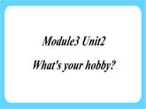 【核心素养】外研版英语六年级上册 Module3 Unit2 What's your hobby 同步课件+同步练习+同步教案