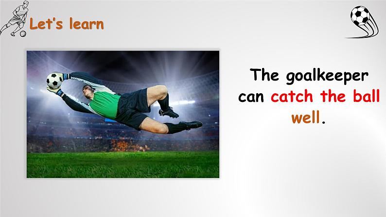 【核心素养】外研版英语五年级上册 Module 6 Unit 1 You can play football well 同步课件+同步练习07