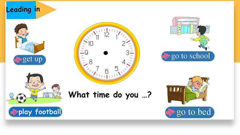 【核心素养】外研版英语五年级上册 Module 8 Unit 1 What time does your school start 同步课件+同步练习08