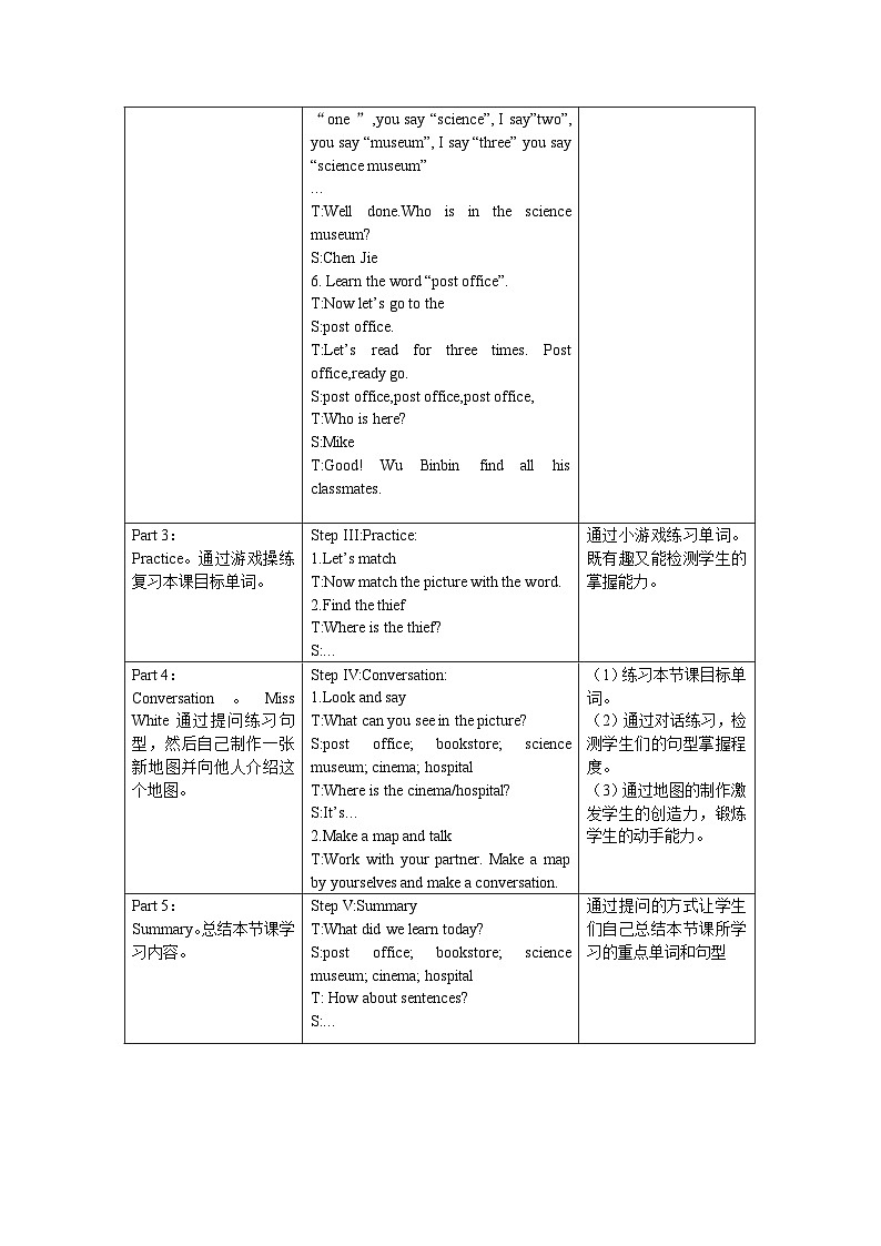 【核心素养】人教PEP版英语六年级上册 Unit 1（第1课时） Part A Let's learn&Make a map and talk 教学课件+同步教案+同步练习+任务单+同步教案03