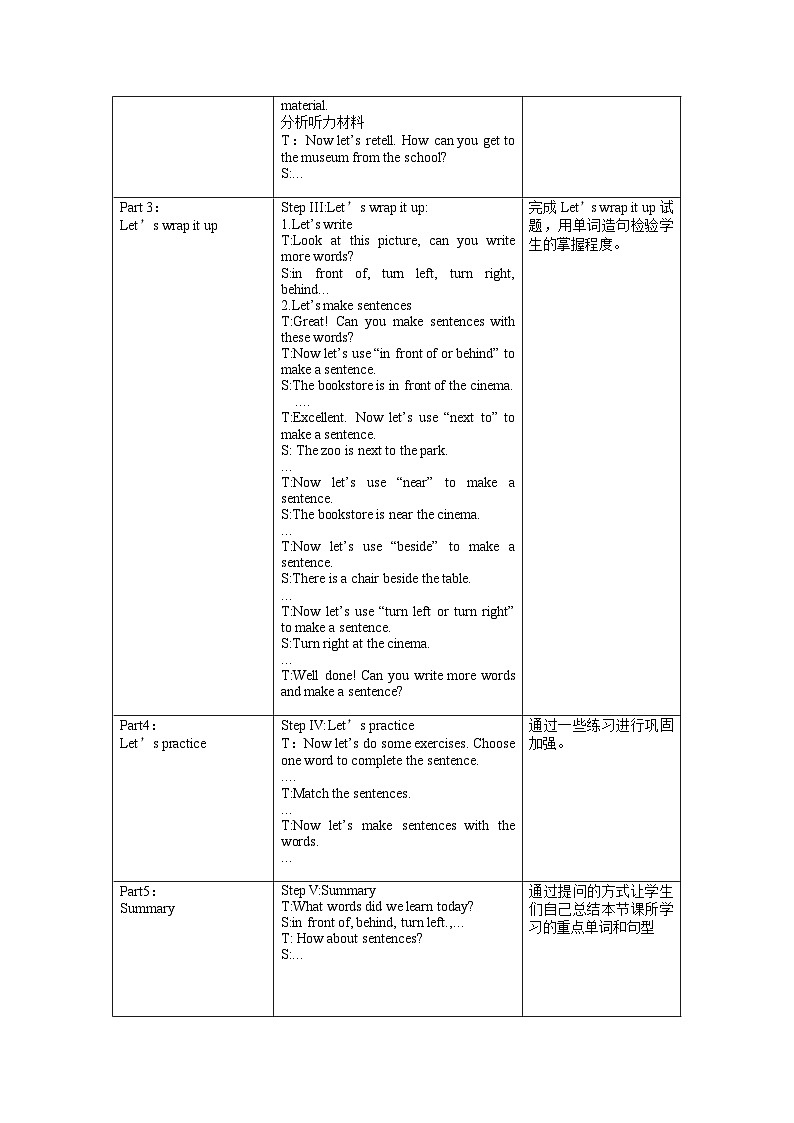 【核心素养】人教PEP版英语六年级上册 Unit 1（第6课时） Part B Let's check&Let’s wrap it up 教学课件+同步教案+同步练习+任务单+同步教案02