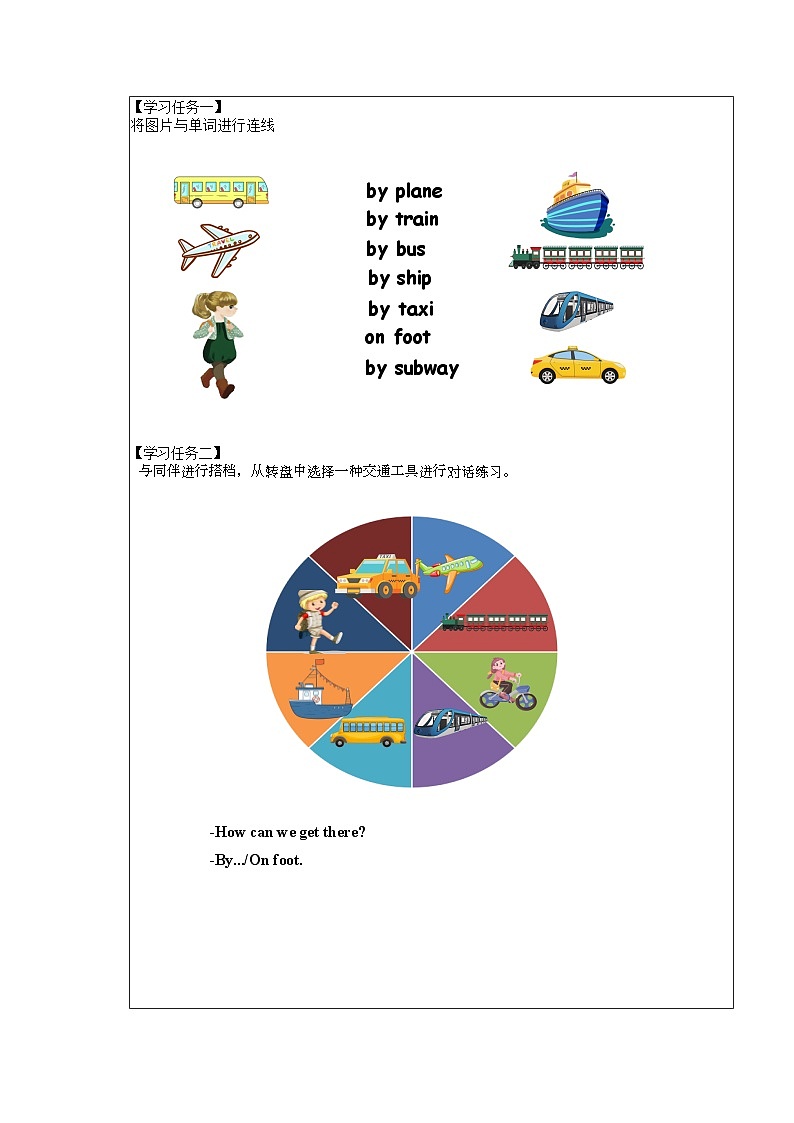 【核心素养】人教PEP版英语六年级上册 Unit 2（第1课时） Part A Let's learn&Write and say 教学课件+同步教案+同步练习+任务单+同步教案02