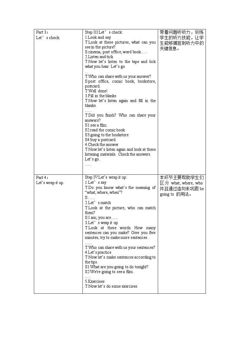 【核心素养】人教PEP版英语六年级上册 Unit 3（第6课时） Part B Let's check & Let's wrap it up 教学课件+同步教案+同步练习+任务单+同步教案02