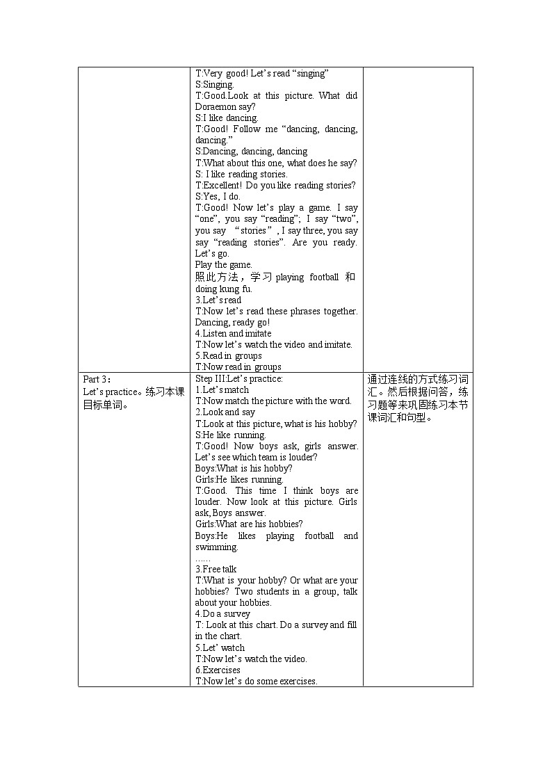 【核心素养】人教PEP版英语六年级上册 Unit 4（第1课时） Part A Let's learn&Do a survey 教学课件+同步教案+同步练习+任务单+同步教案02