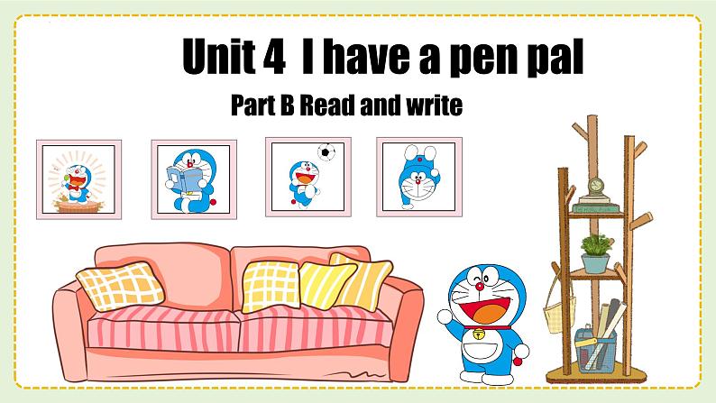 【核心素养】人教PEP版英语六年级上册 Unit 4 Part B Read and write(教学课件)第1页