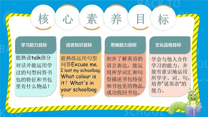 Unit 2 My schoolbag PB Let'stalk 课件+单元整体教案+动画素材03